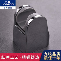 Jiumu shower adjustable bracket base non-perforated fixed seat shower head suction cup bathroom Rainer accessories