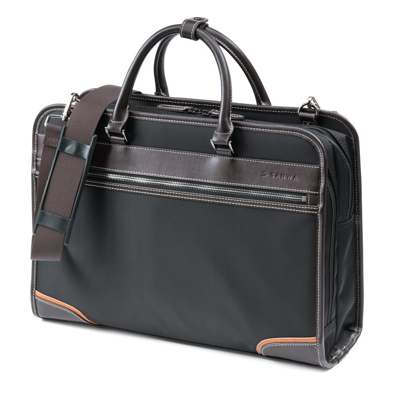 Japanese Sanwa Business Computer Bag Large-Capacity Briefcase 15.6inch Women's Handbag Laptop Bag Commuter Casual Shoulder Crossbody Bag Men's Bag 2025 New Handbag Clutch Business Bag