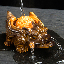 Purple tea favor decoration boutique ke yang discoloration cha wan toad tea tea lucky water brave tea accessories