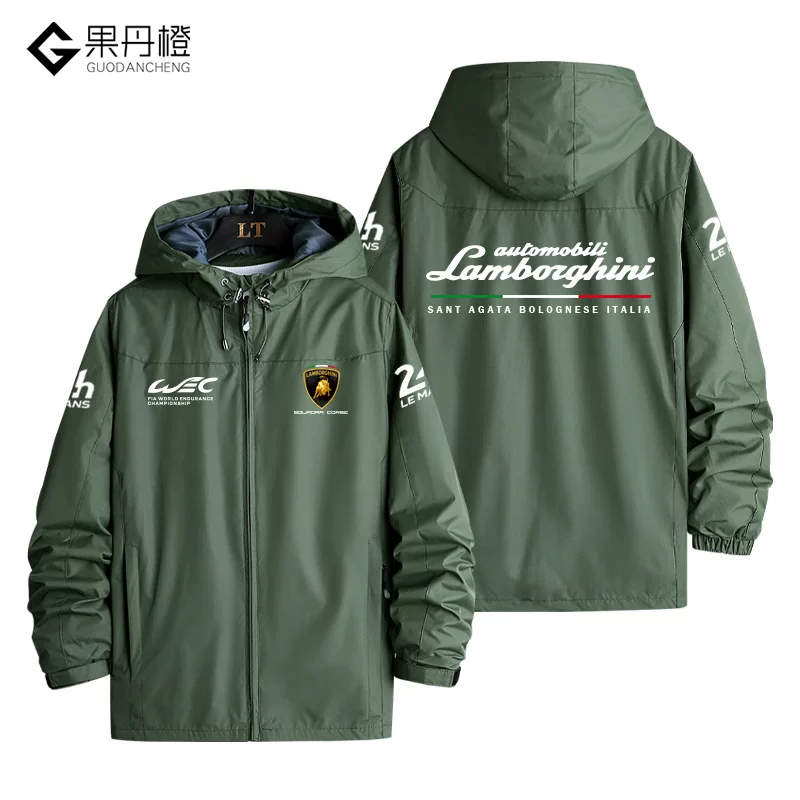 Куртка-пиджак гоночного костюма команды Lamborghini для гонок WEC, одежда мужская