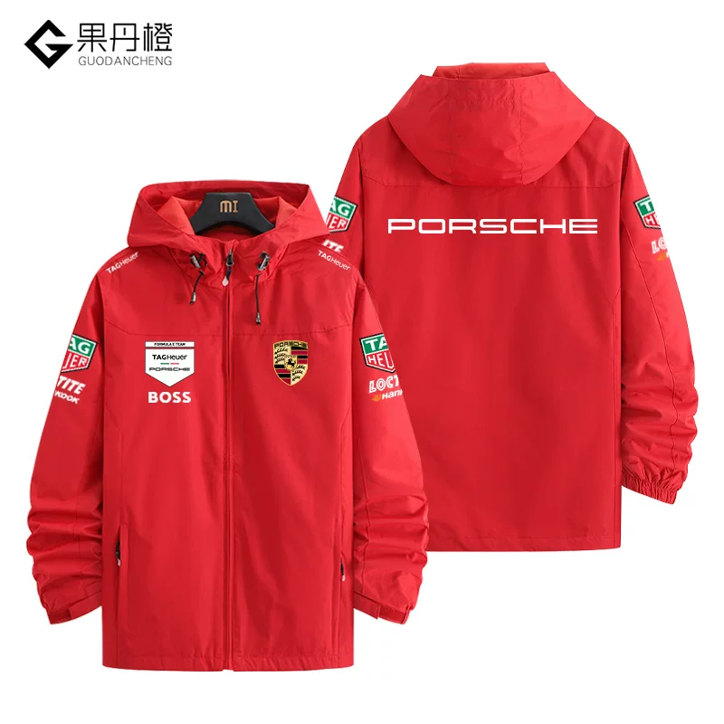 Tag Heuer, гоночная машина, куртка, Porsche