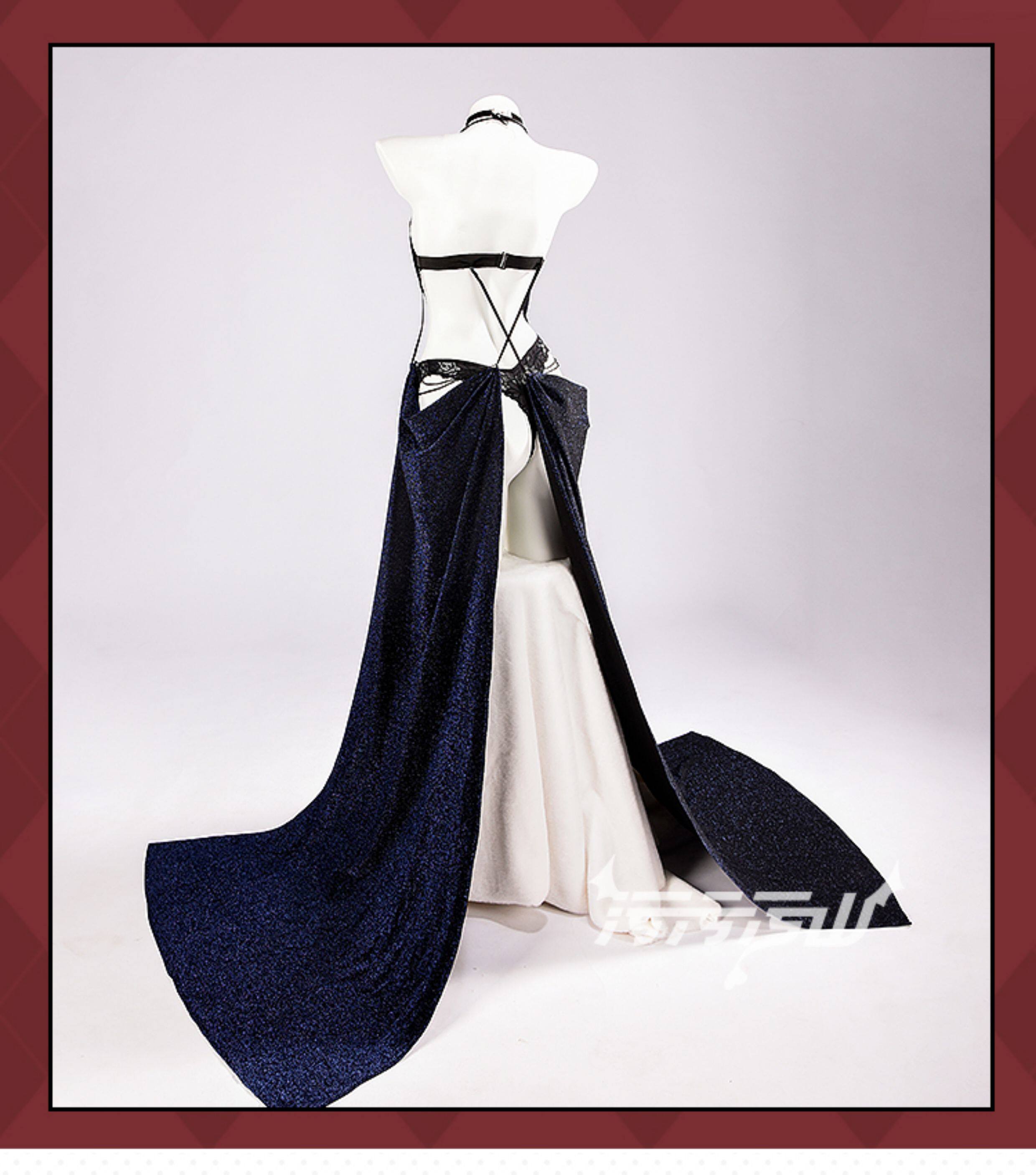 Azur Lane: Musashi | Black Starlight Dress Cosplay Costume 34 Azur Lane Musashi Starlight Dress Cosplay Costume