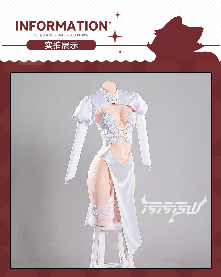Original Fan Design Feisaki Cheongsam Wedding Dress Cosplay Costume