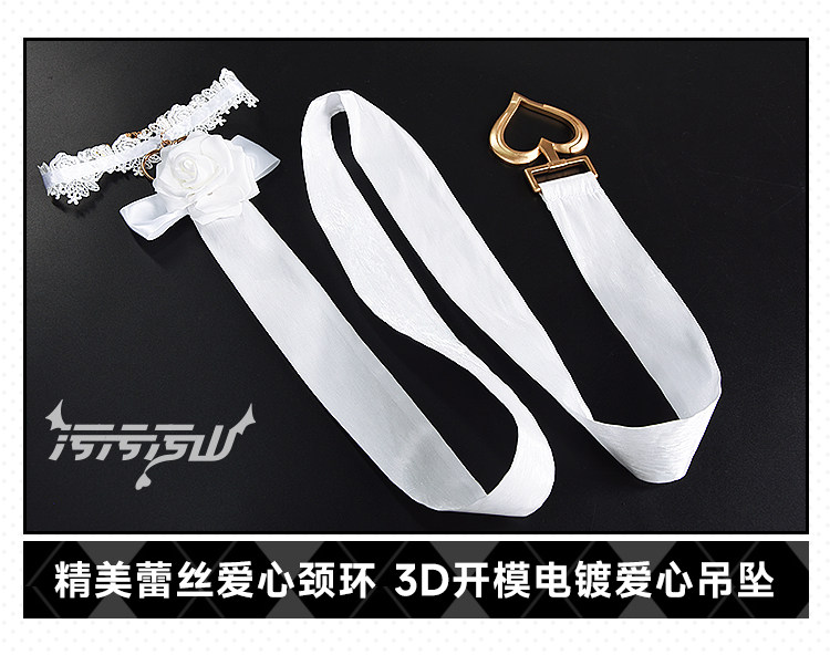 Azur Lane: Anchorage | White Dress Cosplay Costume 49 Azur Lane Anchorage Dress Cosplay Costume