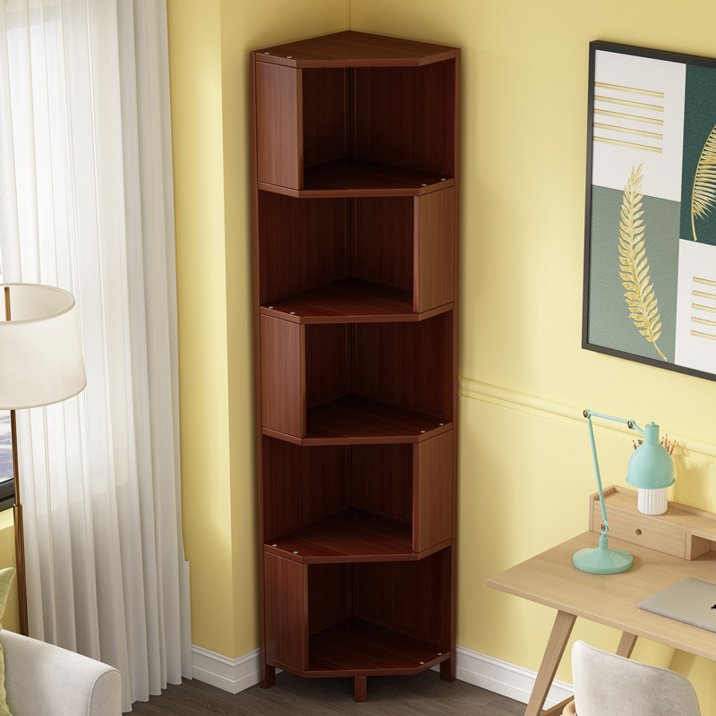 Corner storage cabinet locker triangle cabinet corner corner cabinet corner side cabinet side cabinet American living room bookshelf
