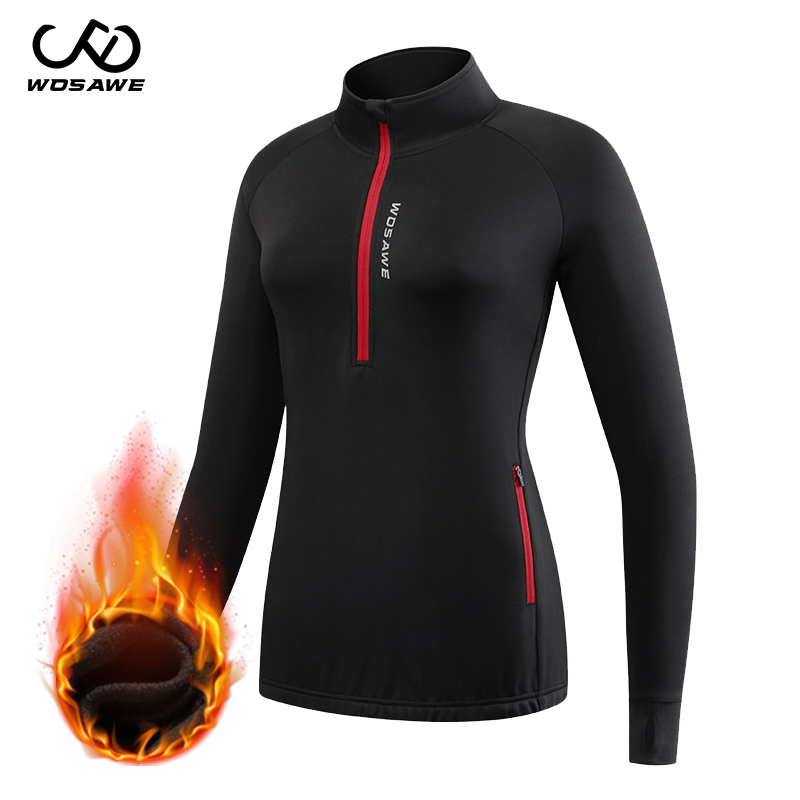 WOSAWE Climbing Bike Riding outdoor sport ladies Catch Suede Windproof Warm Blouse Jacket Jacket