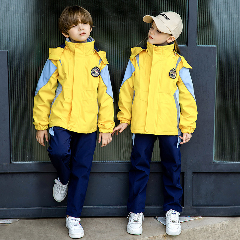 School Uniform Suit Elementary School Students Submachine Clothing Three Sets Children Autumn And Winter Kindergarten Garden Clothes Middle School Students Spring Fall Class Clothes