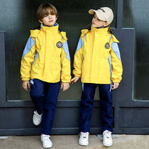 School Uniform Suit Elementary School Students Submachine Clothing Three Sets Children Autumn And Winter Kindergarten Garden Clothes Middle School Students Spring Fall Class Clothes