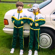 School Uniform Suit Elementary School Students Spring Autumn Clothing Children Kindergarten Fall Pure Cotton Garden Conserved Early School Students Class 3 Sets Summer