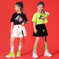 61 Children Hip Hop Street Dance Out of the Summer Girls Jazz Dance Performance Costume Girls Cheerleading childrens Costume Tide Card