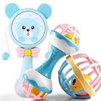 Музыкальная погремушка для спортзала, с медвежатами