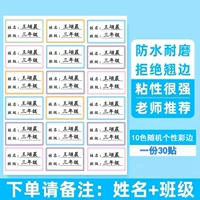 Имя+класс [30 наклеек]