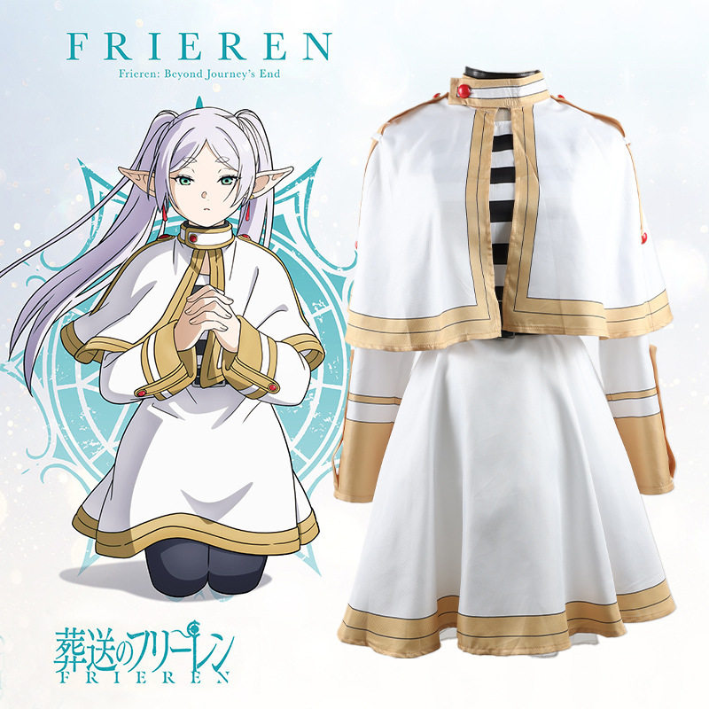Furilien Cosplay Costume from the Anime Re:Zero, Female Magician Furilien Cosplay Outfit, Full Set of Two-Dimensional Dress