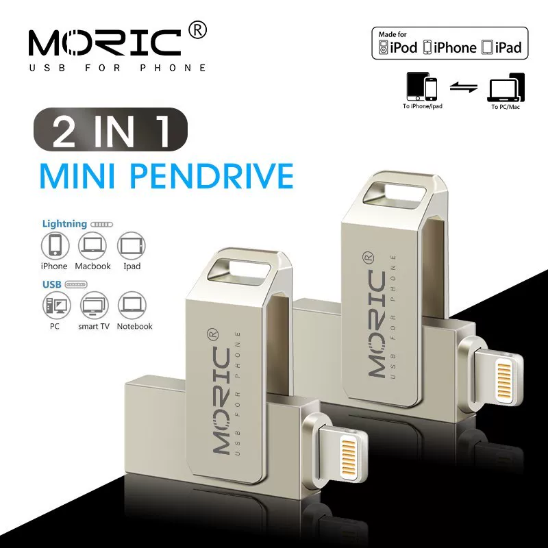 IOS Flash Drive 128GB for iPhone iPad Photostick USB 2.0 PE