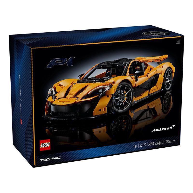 Lego 42172 Mclaren P1 Mechanical Set Sports Car Model Educational Building Block Toy Gift