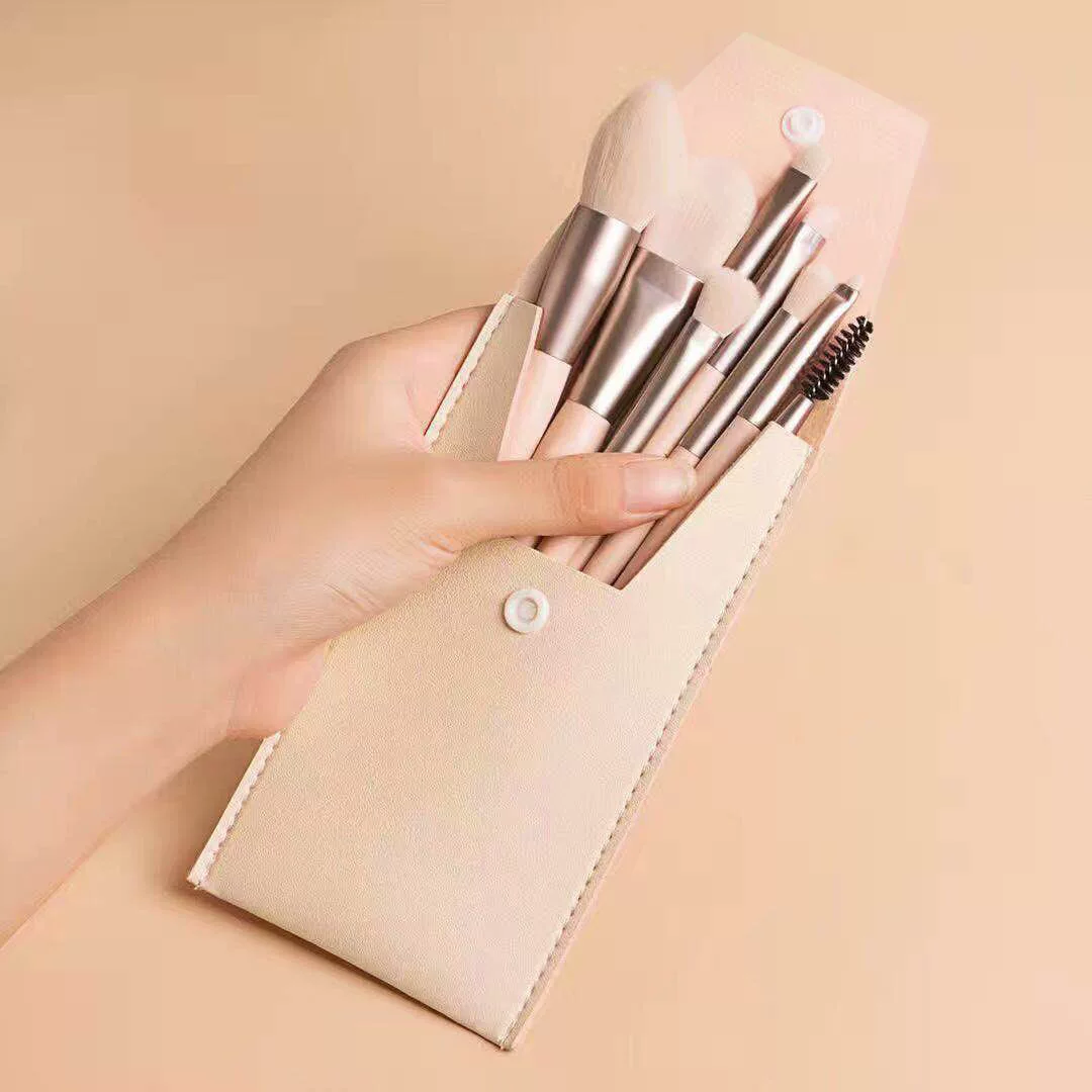 Brush, set, storage system, eye shadow, 8 pieces, full set, for beginners, 8 pieces