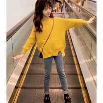 Girl Spring Suit Foreign Air 2022 New Korean Version Trendy Great Girl Girl Casual Jeans Two Sets Tide