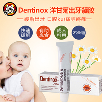German Dentinox Dantin Nuo Bao baby boy soothing teething discomfort and swelling Chamomile gel