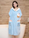 Bath Towel for Women, Wearable and Wrapable, Non-Pure Cotton, Absorbent, Quick-Drying, Non-Shedding, Adult Bathrobe-Style Cape Bath Wrap