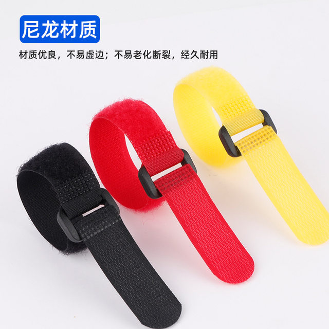 Mountain Bike Body Accessories Multi-Functional Buckle Velcro Strap Data Cable Reverse Buckle Type Pump Binding Strap