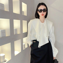 Overpass edition EENK detachable collar shirt woman early fall 2022 new design sensation small crowdsourced superior temperament blouse