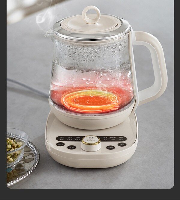 Керамический электрочайник 山姆代购卡梭ih养生壶ke-8031磁感立体加热多功能茶水玻璃壶保温 Caso prodesign