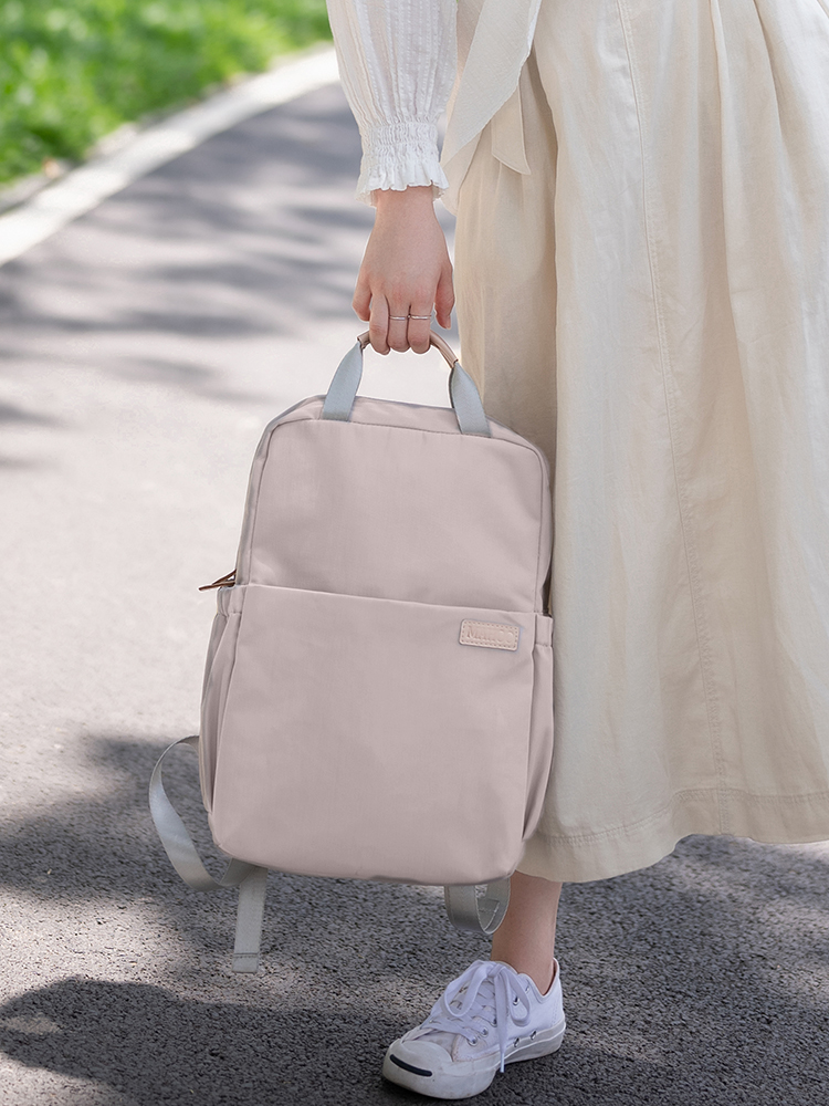 School bag female niche junior high school college student backpack ins wind Japanese middle school student computer bag backpack 15 6 inches