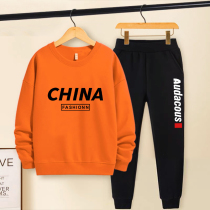 Guochao Li Ning joint boys autumn clothing suit 2022 new two sets of great boy handsome boy sports spring and autumn