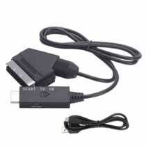 1 meter SCART to HDMI converter scart to hdmi high-definition video adapter cable scart cable