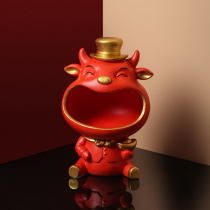 The restaurant door puts candy storage bull porch desktop door key storage ornaments housewarming gifts
