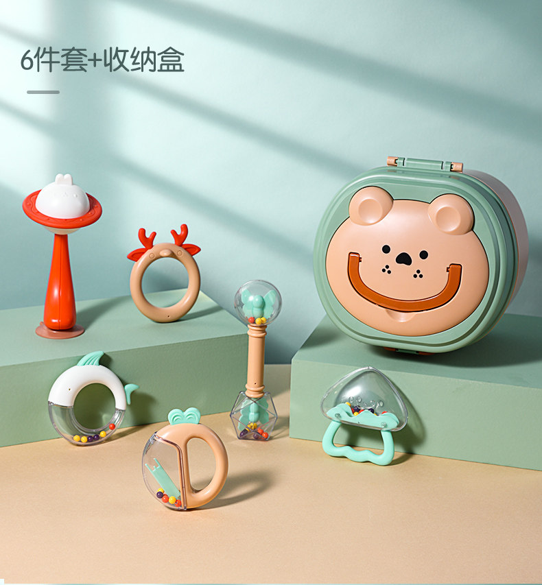 Погремушка 婴儿玩具0一1岁手摇铃3新生6个月以上宝宝可咬益智早教9幼儿8抓握