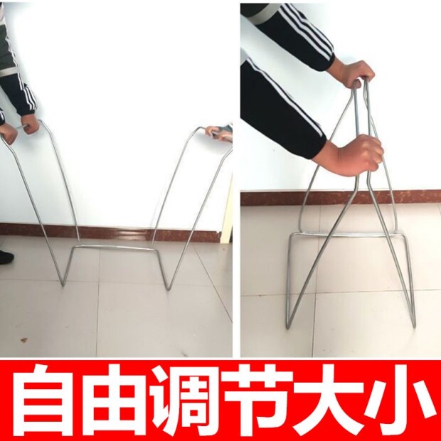 Мучительный 垃圾袋支架户外露营简易便携垃圾桶大号挂架农用落地编织袋收纳架