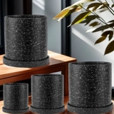 Белый керамический цветочный горшок, корсет на тазовое кольцо, простой и элегантный дизайн