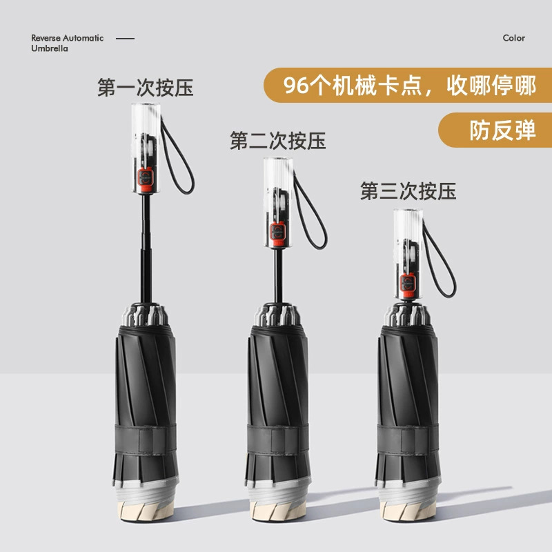 New Model Imported from Germany, Anti-Rebound, Fully Automatic Umbrella, Windproof, Rainproof, Sunshade, Dual-Purpose Umbrella for Both Sunny and Rainy Days