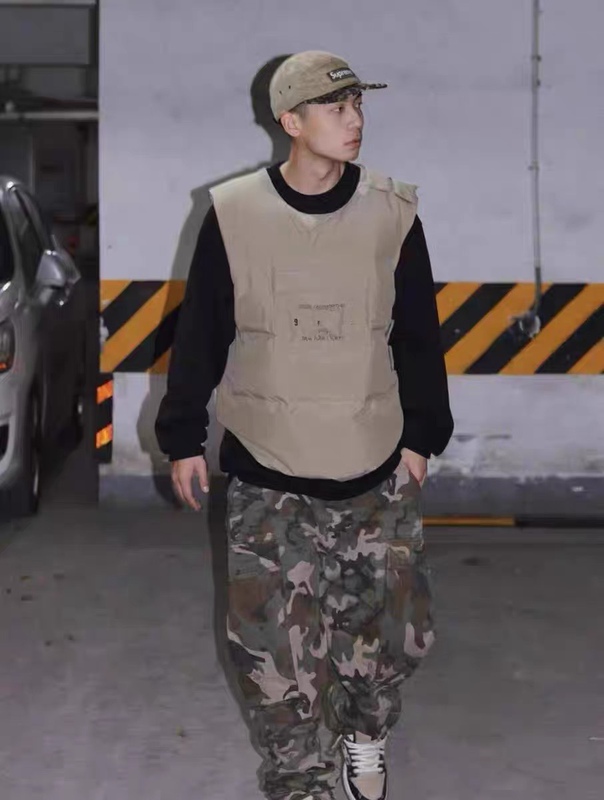 Wtaps Fw21 Tactical down Vest Co-Branded Workwear Functional Tactical down Vest