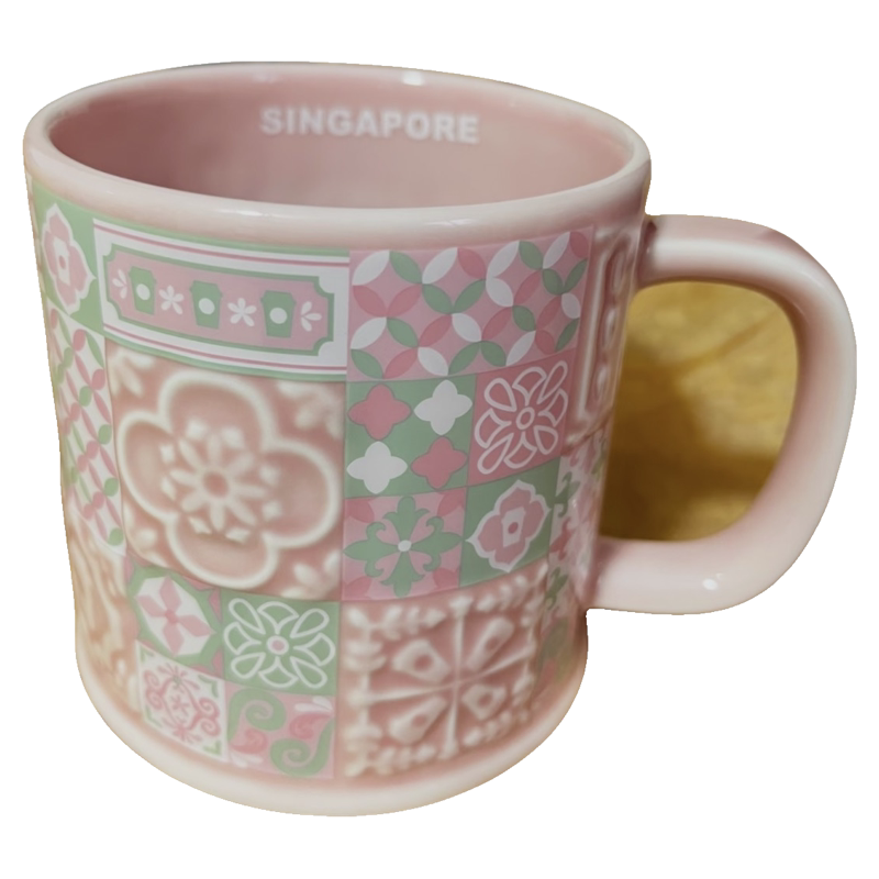 No. 21 Shipment Singapore Starbucks Peranakan Nonya Ceramic Limited Edition Mug in Stock No. 21 Shipment Singapore Starbucks Peranakan Nonya Ceramic Limited Edition Mug in Stock