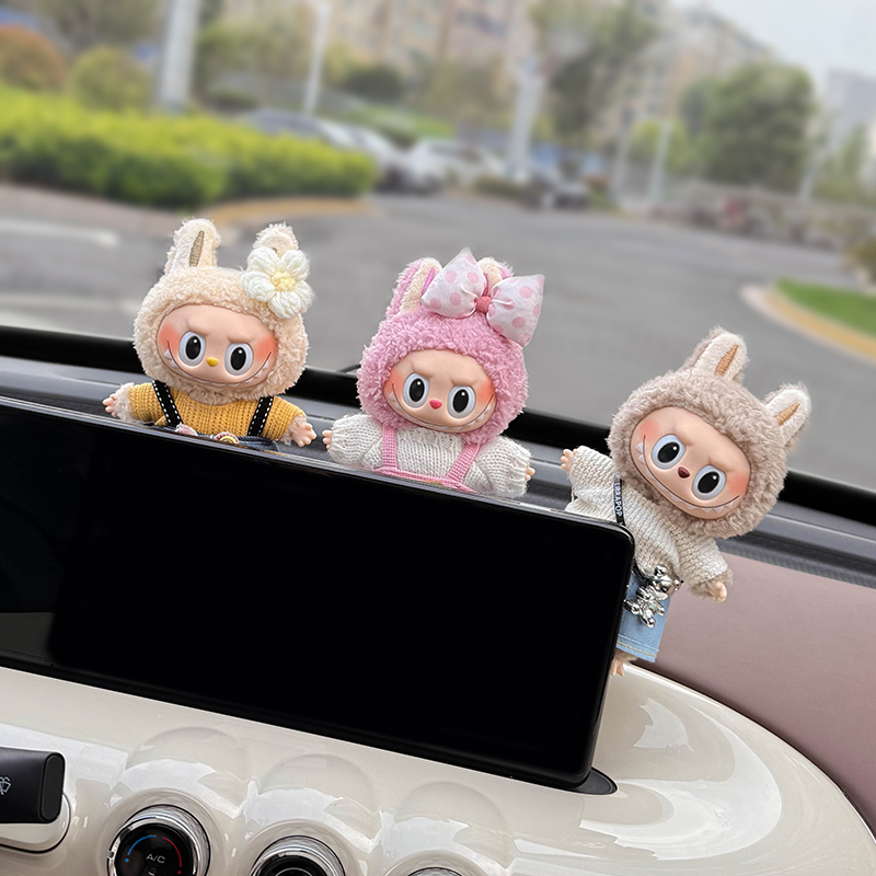 Car Dashboard Screen Decoration, Bubble Mart Car Accessories, Display Screen Decoration, Cute Car Interior Decorations