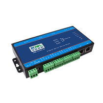 (Intelligent embedded Internet of Things) Dual network port 4-way RS232 422 485 to Ethernet module serial port server 485 transparent transmission Modbus RTU TCP gateway MQT