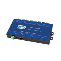 (Intelligent embedded Internet of Things) POE power supply industrial grade 8-way RS485 to Ethernet module serial port server Modbus RTU TCP communication gateway MQTT protocol RJ4