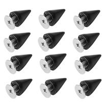 100pcs DIY Punk Rock Black Rivets Metal Studs Spike For Clot