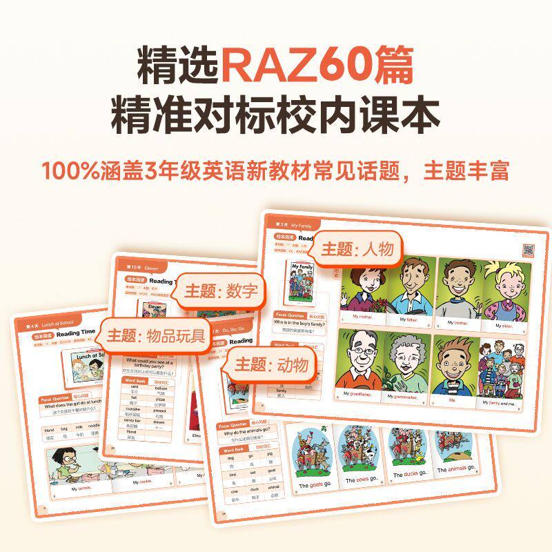 2025爆款英语启蒙神器!学而思RAZ小学速刷版太绝了!🔥美国原版引进,Reading A-Z通用不走弯路!-英语语法-淘宝好物网