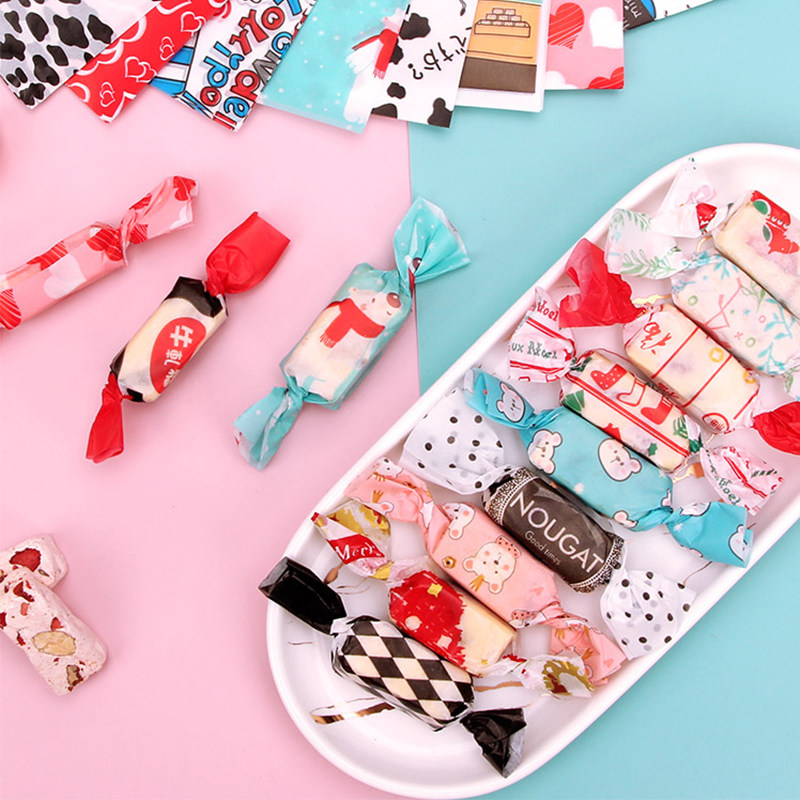 Kindergarten handmade materials candy packaging paper in class area fine art class homemade simulation candy material package