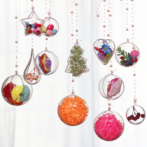 Kindergarten pendant ring Chuangsen Department aerial hanging ball transparent ball butterfly feather light bulb pendant creative arrangement