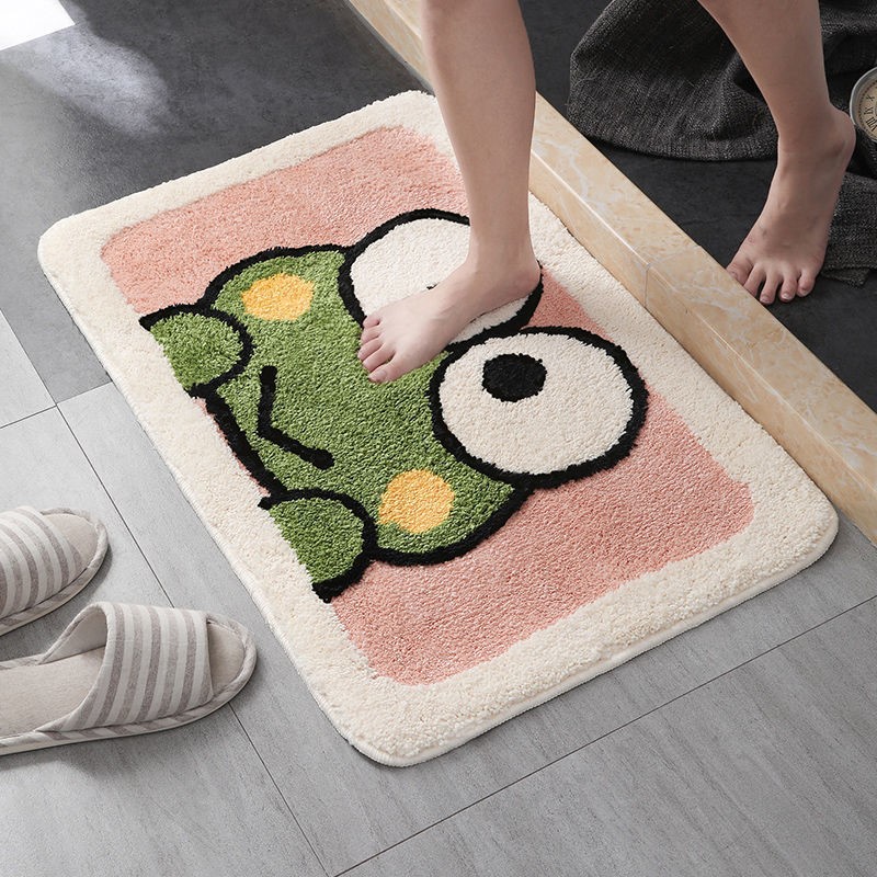 Cartoon New Snow Neil Bathroom Suction home Toilet Doorway Bathroom Anti Slip Into Door Footbed Bedroom Rug
