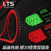 LTS Motorcycle Color Competitive Oil Seal Chain 520525 Thickened Silent Abrasion Resistant Kawasaki Suzuki Yellow Dragon Spring Wind