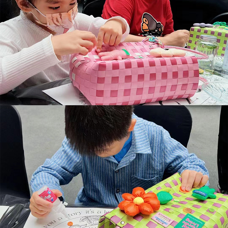 幼儿手工编织：小小篮子背后的创意魔法