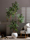 High-End Artificial Banyan Tree, Large High-Quality Simulated Green Plant for Landscaping and Decoration, Living Room Faux Tree, Light Luxury Floor-Standing Ornament Plant