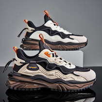 Men Shoes 2022 Summer Breathable Sports Casual Black Samurai Old Daddy Shoes Ins Tide Super Fire Soft Bottom Coconut Running Shoes