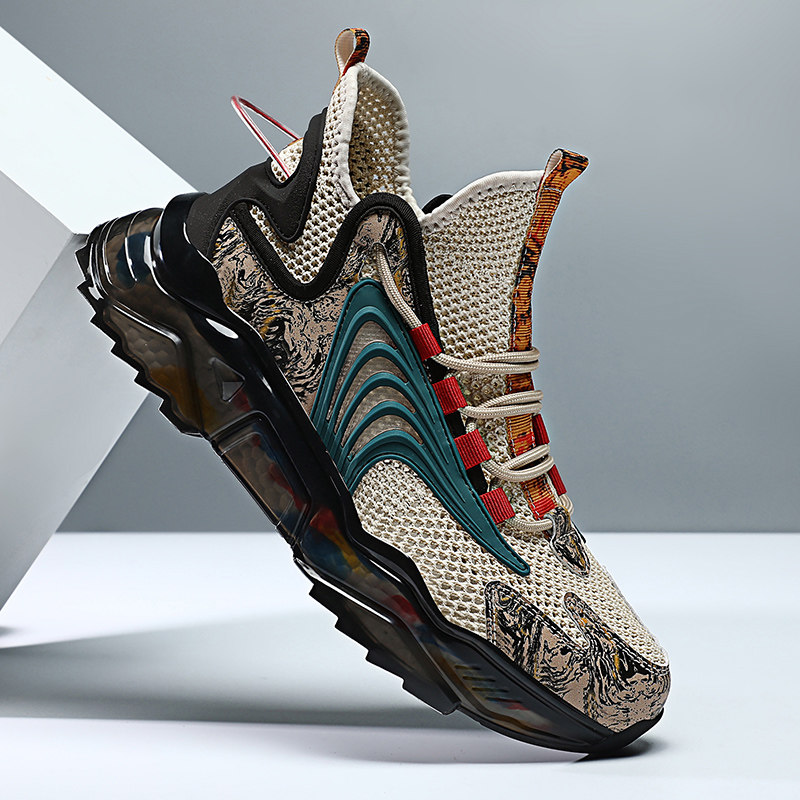 2022 New Summer Slim shoes Shoes Breathable Sports Tennis Shoes Deodorant Hollowed-out Large Size Casual Net Face Running Tide Shoes