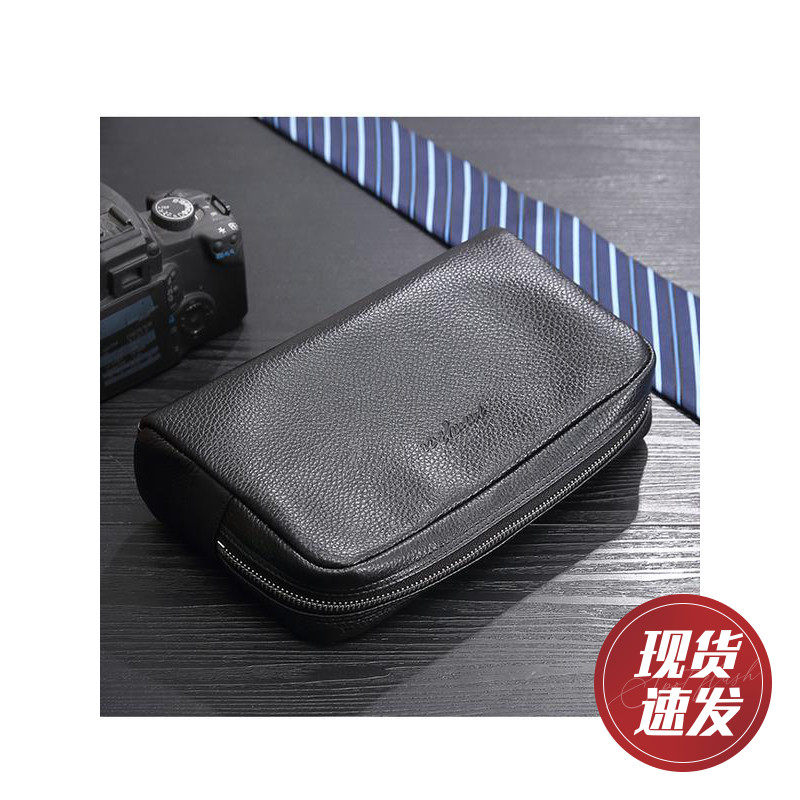 New genuine leather special cabinet Business Handbags Men's large capacity Leisure hands catch Baotou layer Bull Leather Hand Grab Bag Fashion Clip-Taobao